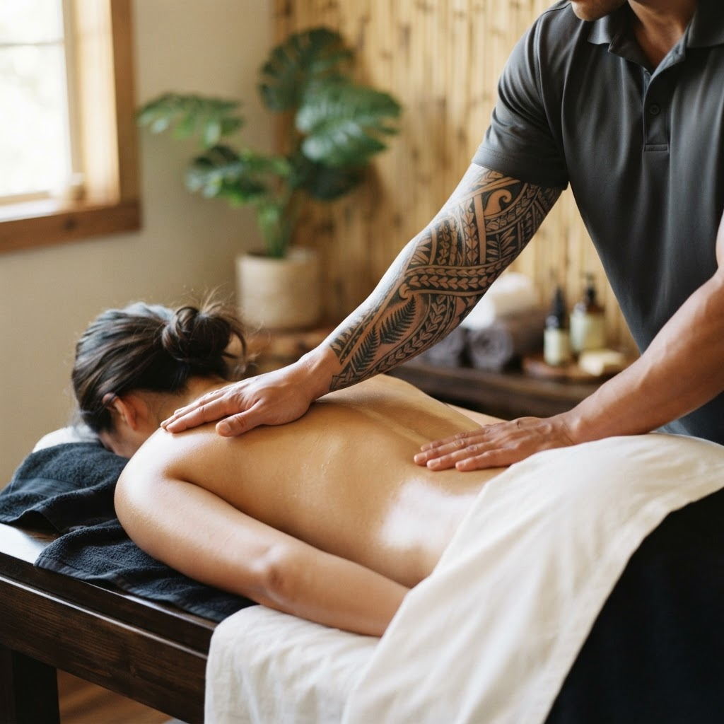 Técnica: Massagem Havaiana Lomi Lomi